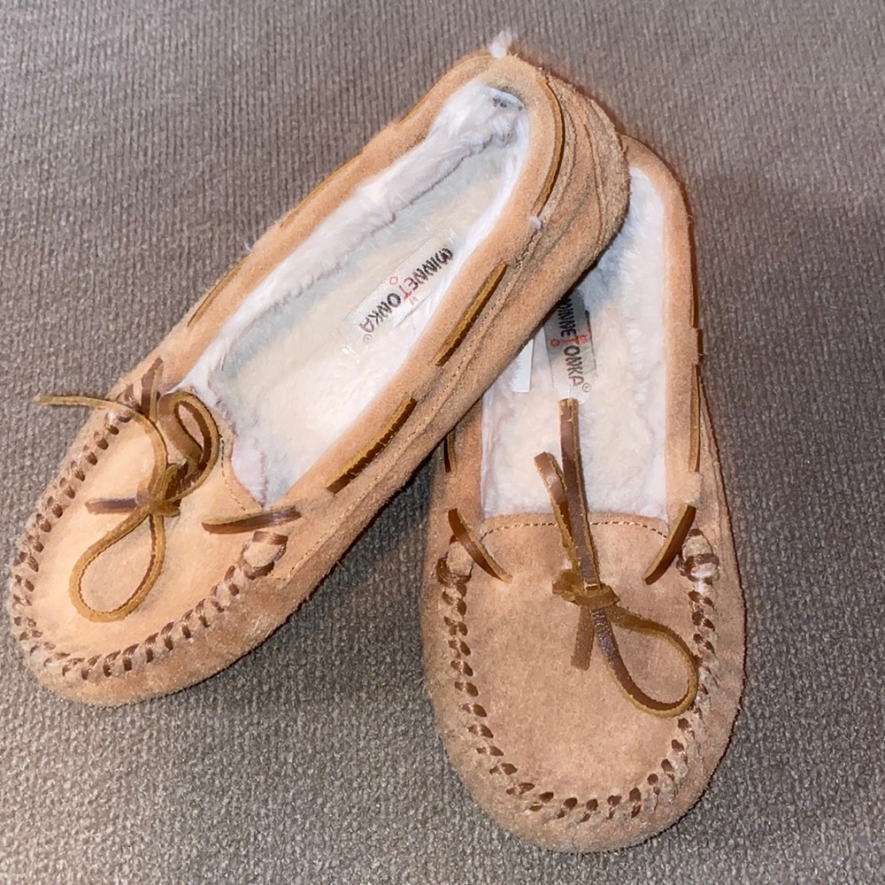 Leather moccasins